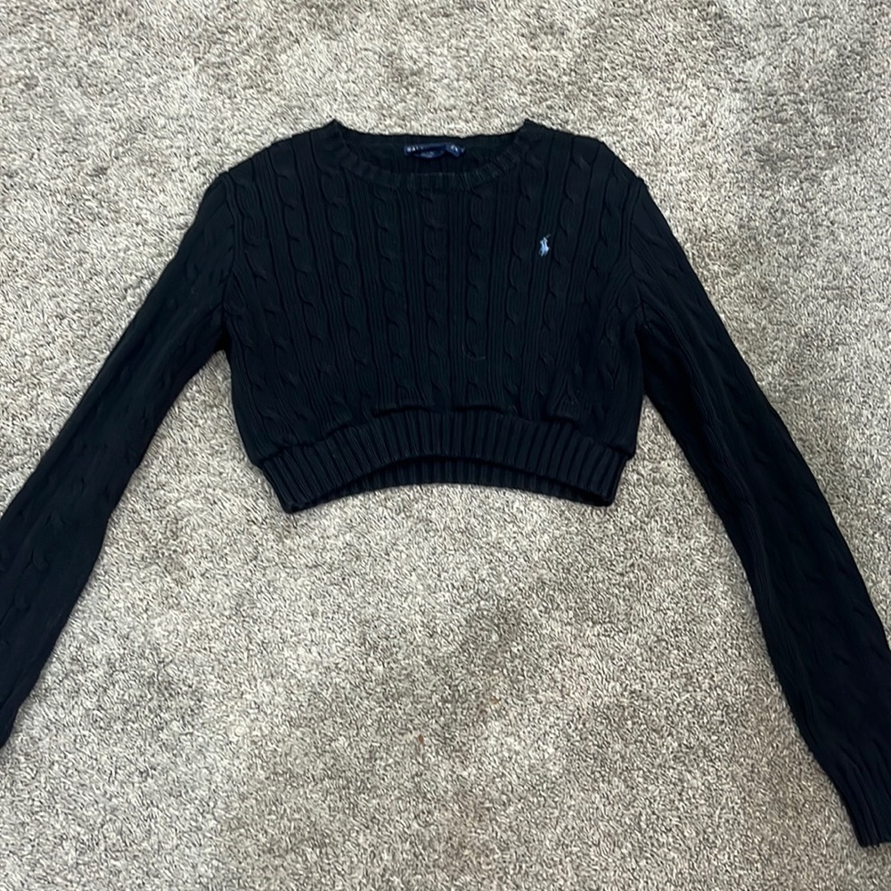 Ralph Lauren Cropped Sweater- Size Medium